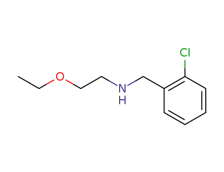 Molecular Structure of 99980-82-2 ((2-ethoxy-ethyl)-(2-chloro-benzyl)-amine)