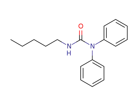 Molecular Structure of 101785-10-8 (<i>N</i>'-pentyl-<i>N</i>,<i>N</i>-diphenyl-urea)
