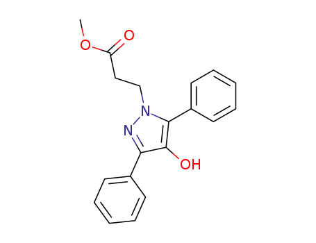 methyl 3-(4-hydroxy-3,5-diphenyl-1H-pyrazol-1-yl)propanoate