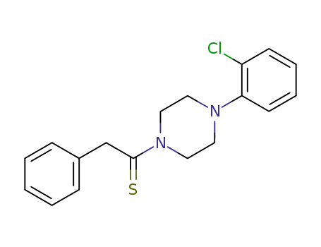 1-(2-chloro-phenyl)-4-phenylthioacetyl-piperazine
