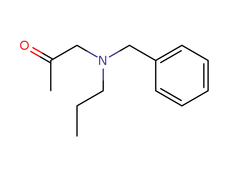Molecular Structure of 137565-41-4 ((benzyl-propyl-amino)-acetone)