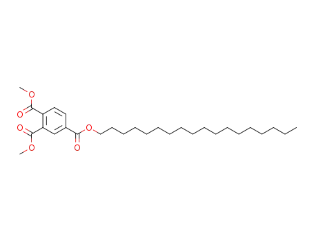 Molecular Structure of 43049-10-1 (Benzene-1,2,4-tricarboxylic acid 1,2-dimethyl ester 4-octadecyl ester)