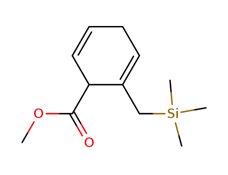 <(6-Carbomethoxy-1.4-cyclohexadien-1-yl)methyl>trimethylsilan