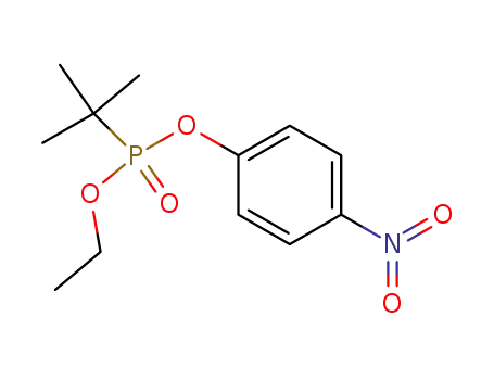 Phosphonic acid, (1,1-dimethylethyl)-, ethyl 4-nitrophenyl ester