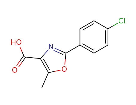 4-Oxazolecarboxylicacid, 2-(4-chlorophenyl)-5-methyl-