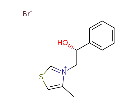 (+)-N-(2-Phenyl-2-hydroxyethyl)-4-methylthiazolium