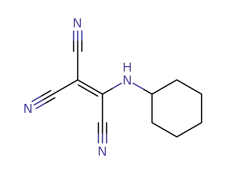 Ethenetricarbonitrile, (cyclohexylamino)-