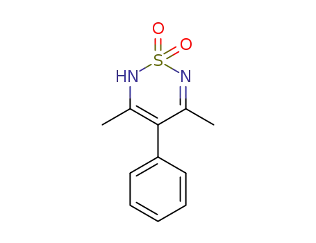 3,5-dimethyl-4-phenyl-2<i>H</i>-[1,2,6]thiadiazine 1,1-dioxide