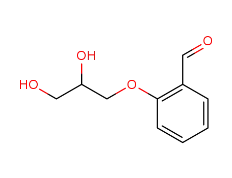 Molecular Structure of 64049-48-5 (3-(o-Formylphenoxy)-1,2-propanediol)