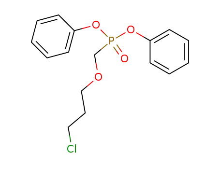 Molecular Structure of 74858-18-7 (diphenyl <(3-chloropropoxy)methyl>phosphonate)