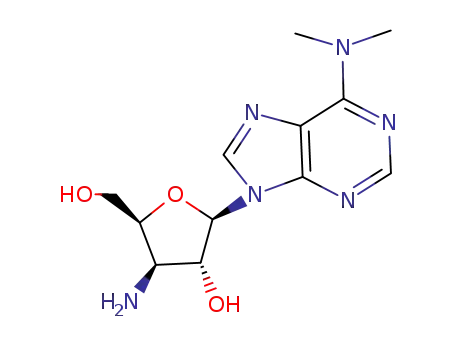 (1<i>R</i>)-3-amino-1-(6-dimethylamino-purin-9-yl)-D-1,4-anhydro-3-deoxy-xylitol