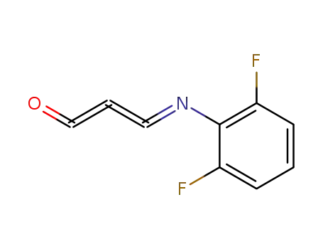 Molecular Structure of 487009-30-3 (1,2-Propadien-1-one, 3-[(2,6-difluorophenyl)imino]-)