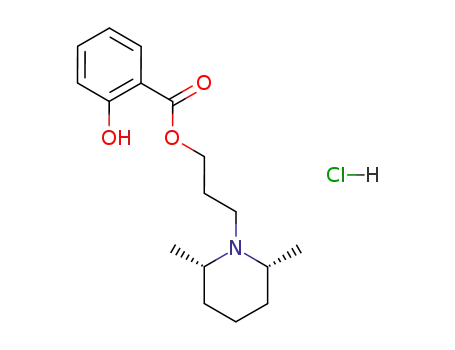 1-{3-[(2-hydroxybenzoyl)oxy]propyl}-2,6-dimethylpiperidinium chloride