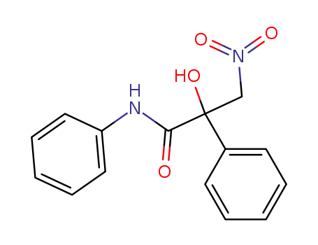 Molecular Structure of 860726-90-5 (2-hydroxy-3-nitro-2-phenyl-propionic acid anilide)