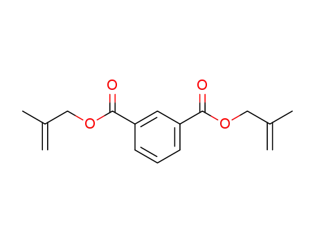 Molecular Structure of 15666-91-8 (1,3-Benzenedicarboxylic acid, bis(2-methyl-2-propenyl) ester)