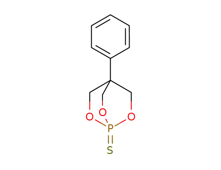 Molecular Structure of 2200-88-6 (2,6,7-Trioxa-1-phosphabicyclo[2.2.2]octane, 4-phenyl-, 1-sulfide)