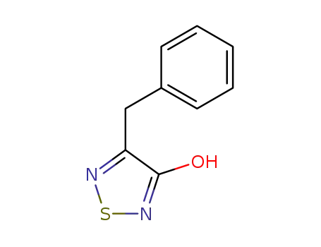 Molecular Structure of 5933-69-7 (4-BENZYL-1,2,5-THIADIAZOL-3-OL)