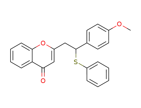 2-(4-methoxy-β-phenylsulfanyl-phenethyl)-chromen-4-one
