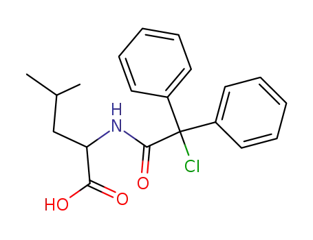 <i>N</i>-(chloro-diphenyl-acetyl)-leucine