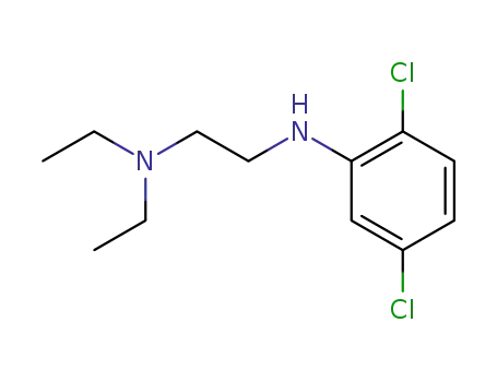 Molecular Structure of 65303-66-4 (1,2-Ethanediamine, N'-(2,5-dichlorophenyl)-N,N-diethyl-)