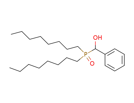 Benzenemethanol, a-(dioctylphosphinyl)-