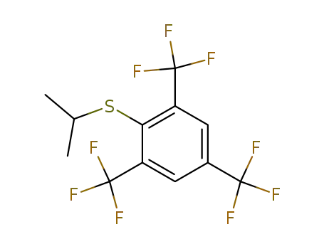 isopropyl-(2,4,6-tris-trifluoromethyl-phenyl)-sulfide