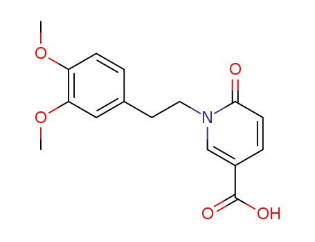 3-Pyridinecarboxylic acid,
1-[2-(3,4-dimethoxyphenyl)ethyl]-1,6-dihydro-6-oxo-