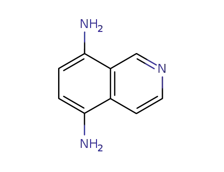 Molecular Structure of 1127-49-7 (isoquinoline-5,8-diaMine)
