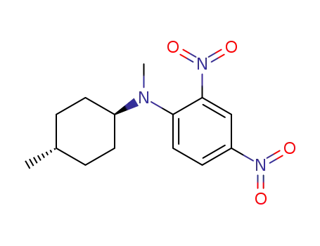 Molecular Structure of 25886-43-5 (trans-4.N-Dimetil-N-(2.4-dinitrofenil)cicloesilammina)