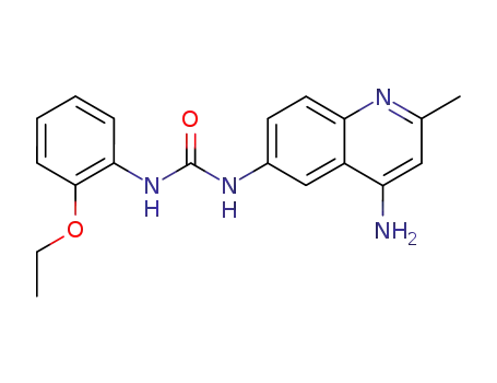 <i>N</i>-(2-ethoxy-phenyl)-<i>N</i>'-(4-amino-2-methyl-[6]quinolyl)-urea
