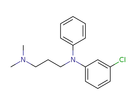 Molecular Structure of 82735-00-0 (N-(3-Chlorophenyl)-N-[3-(dimethylamino)propyl]aniline)