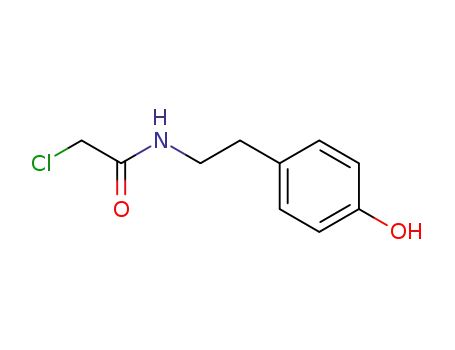 2-chloro-N-[2-(4-hydroxyphenyl)ethyl]acetamide