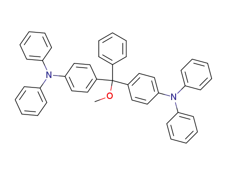 Molecular Structure of 32582-50-6 (bis-(4-diphenylamino-phenyl)-methoxy-phenyl-methane)