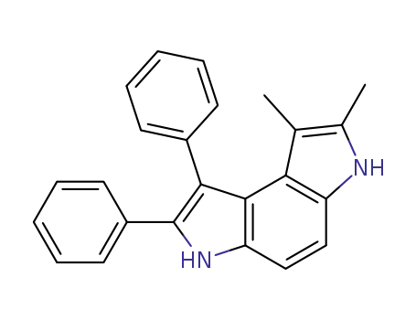 7,8-dimethyl-1,2-diphenyl-3H,6H-pyrrolo<3,2-e>indole