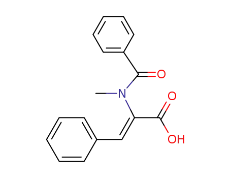 α-(benzoyl-methyl-amino)-<i>trans</i>-cinnamic acid