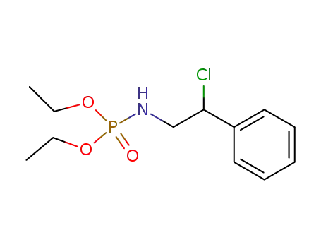 N-<α-Chlor-phenaethyl>-amidophosphorsaeure-diaethylester