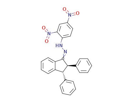 N-[(2,3-diphenyl-2,3-dihydroinden-1-ylidene)amino]-2,4-dinitro-aniline cas  7495-10-5