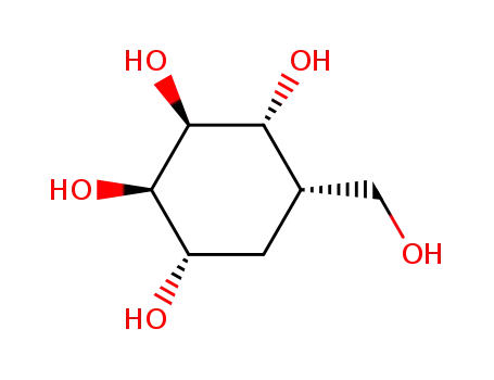 Molecular Structure of 10226-73-0 (allo-Inositol,1,6-dideoxy-1-(hydroxymethyl)- (9CI))