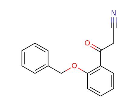 3-(2-benzyloxy-phenyl)-3-oxo-propionitrile
