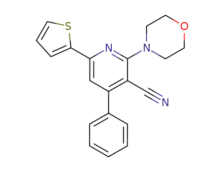 2-Morpholino-6-(2-thienyl)-4-phenyl-3-cyanopyridine