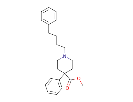 4-Piperidinecarboxylic acid, 4-phenyl-1-(4-phenylbutyl)-, ethyl ester