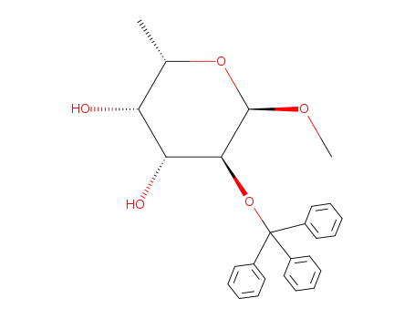 methyl-(<i>O</i><sup>2</sup>-trityl-α-<i>L</i>-fucopyranoside)