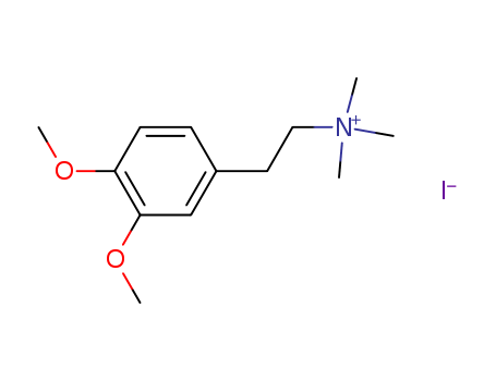 2-(3,4-dimethoxyphenyl)ethyl-trimethyl-azanium cas  52336-52-4