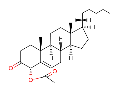 4α-acetoxy-cholest-5-en-3-one