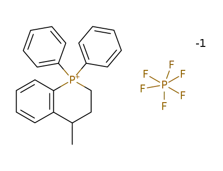 4-methyl-1,1-diphenyl-1,2,3,4-tetrahydrophosphinolinium hexafluorophosphate