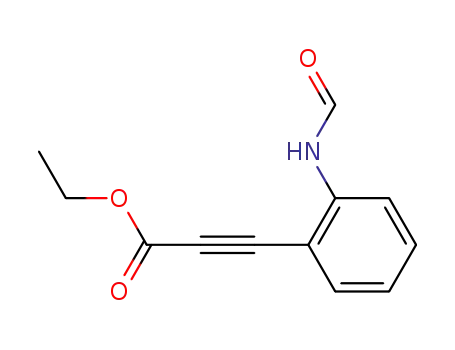 (2-formylamino-phenyl)-propiolic acid ethyl ester
