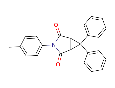 6,6-diphenyl-3-<i>p</i>-tolyl-3-aza-bicyclo[3.1.0]hexane-2,4-dione