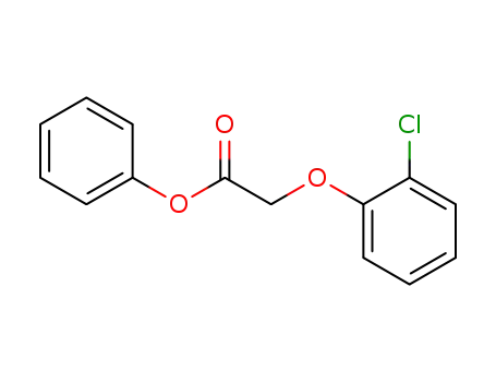Molecular Structure of 62095-50-5 (Acetic acid, (2-chlorophenoxy)-, phenyl ester)