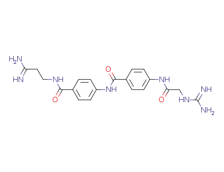 3-<4-(4-Guanidinoacetamidobenzamido)-benzamido>-propionamidin