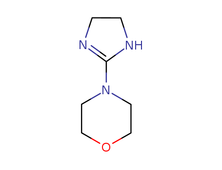 Molecular Structure of 1006-82-2 (Morpholine, 4-(4,5-dihydro-1H-imidazol-2-yl)-)